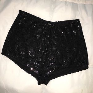 ASOS Black Sequin Shorts!
